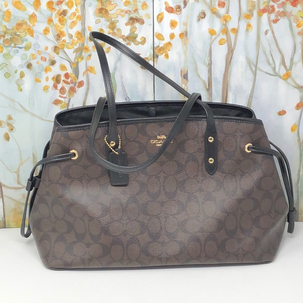 NWT Coach drawstring carryall tote - Picture 2 of 7